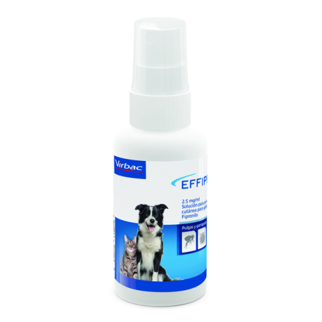 Virbac Effipro Spray antipulgas y garrapatas para perros y gatos